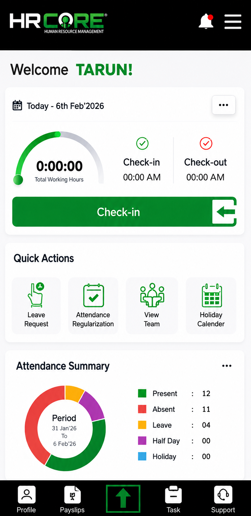 HRMS Mobile App